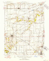 Waverly Illinois Historical topographic map, 1:62500 scale, 15 X 15 Minute, Year 1924