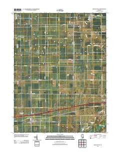 Weldon East Illinois Historical topographic map, 1:24000 scale, 7.5 X 7.5 Minute, Year 2012