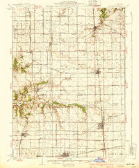 Wenona Illinois Historical topographic map, 1:62500 scale, 15 X 15 Minute, Year 1939
