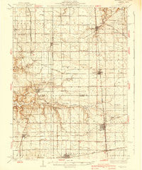 Wenona Illinois Historical topographic map, 1:62500 scale, 15 X 15 Minute, Year 1939