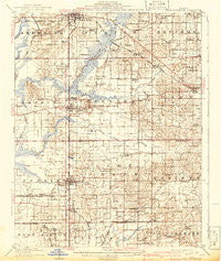 West Frankfort Illinois Historical topographic map, 1:62500 scale, 15 X 15 Minute, Year 1909