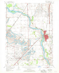 Wilmington Illinois Historical topographic map, 1:24000 scale, 7.5 X 7.5 Minute, Year 1954