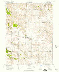 Woodhull Illinois Historical topographic map, 1:24000 scale, 7.5 X 7.5 Minute, Year 1953