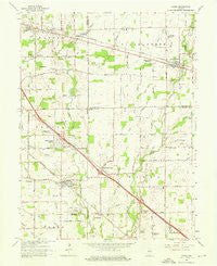 Acton Indiana Historical topographic map, 1:24000 scale, 7.5 X 7.5 Minute, Year 1962