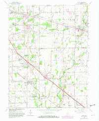 Acton Indiana Historical topographic map, 1:24000 scale, 7.5 X 7.5 Minute, Year 1962