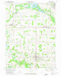 Albion Indiana Historical topographic map, 1:24000 scale, 7.5 X 7.5 Minute, Year 1973