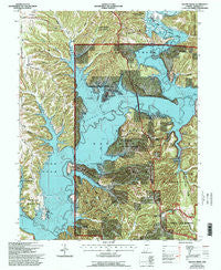 Allens Creek Indiana Historical topographic map, 1:24000 scale, 7.5 X 7.5 Minute, Year 1966
