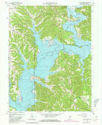 Allens Creek Indiana Historical topographic map, 1:24000 scale, 7.5 X 7.5 Minute, Year 1966