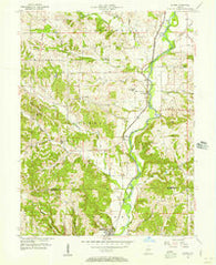 Alpine Indiana Historical topographic map, 1:24000 scale, 7.5 X 7.5 Minute, Year 1956