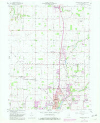 Anderson North Indiana Historical topographic map, 1:24000 scale, 7.5 X 7.5 Minute, Year 1960