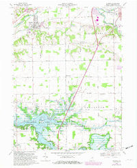 Andrews Indiana Historical topographic map, 1:24000 scale, 7.5 X 7.5 Minute, Year 1969