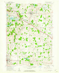 Angola East Indiana Historical topographic map, 1:24000 scale, 7.5 X 7.5 Minute, Year 1960