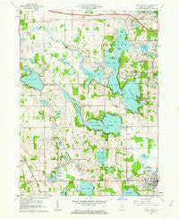 Angola West Indiana Historical topographic map, 1:24000 scale, 7.5 X 7.5 Minute, Year 1960