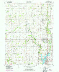Arcadia Indiana Historical topographic map, 1:24000 scale, 7.5 X 7.5 Minute, Year 1961