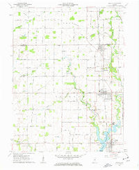 Arcadia Indiana Historical topographic map, 1:24000 scale, 7.5 X 7.5 Minute, Year 1961