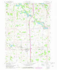 Ashley Indiana Historical topographic map, 1:24000 scale, 7.5 X 7.5 Minute, Year 1959
