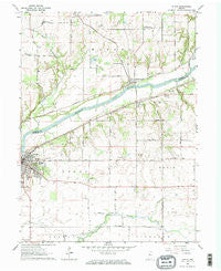 Attica Indiana Historical topographic map, 1:24000 scale, 7.5 X 7.5 Minute, Year 1962