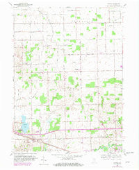 Atwood Indiana Historical topographic map, 1:24000 scale, 7.5 X 7.5 Minute, Year 1959