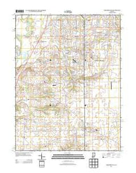 Bargersville Indiana Historical topographic map, 1:24000 scale, 7.5 X 7.5 Minute, Year 2013