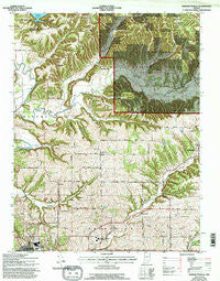Bartlettsville Indiana Historical topographic map, 1:24000 scale, 7.5 X 7.5 Minute, Year 1978