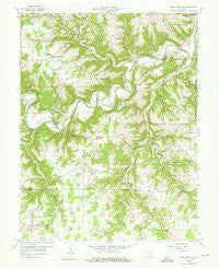 Bear Branch Indiana Historical topographic map, 1:24000 scale, 7.5 X 7.5 Minute, Year 1959