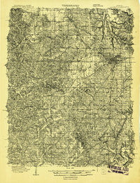 Bloomington Indiana Historical topographic map, 1:48000 scale, 15 X 15 Minute, Year 1908