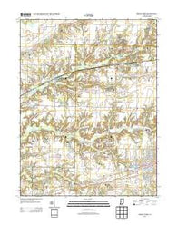 Brazil West Indiana Historical topographic map, 1:24000 scale, 7.5 X 7.5 Minute, Year 2013