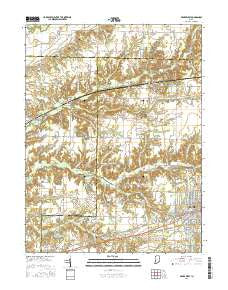 Brazil West Indiana Current topographic map, 1:24000 scale, 7.5 X 7.5 Minute, Year 2016