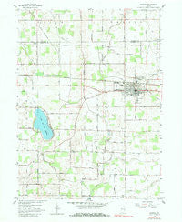 Bremen Indiana Historical topographic map, 1:24000 scale, 7.5 X 7.5 Minute, Year 1958