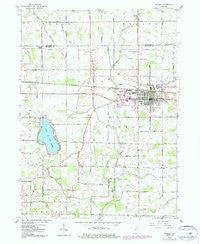 Bremen Indiana Historical topographic map, 1:24000 scale, 7.5 X 7.5 Minute, Year 1958