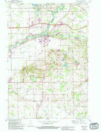 Bristol Indiana Historical topographic map, 1:24000 scale, 7.5 X 7.5 Minute, Year 1961