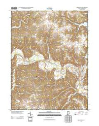 Brookville Indiana Historical topographic map, 1:24000 scale, 7.5 X 7.5 Minute, Year 2013