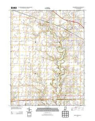 Brownsburg Indiana Historical topographic map, 1:24000 scale, 7.5 X 7.5 Minute, Year 2013