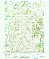 Brownsville Indiana Historical topographic map, 1:24000 scale, 7.5 X 7.5 Minute, Year 1972