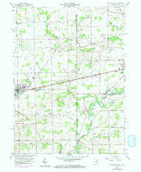 Butler East Indiana Historical topographic map, 1:24000 scale, 7.5 X 7.5 Minute, Year 1958