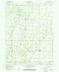 Carlos Indiana Historical topographic map, 1:24000 scale, 7.5 X 7.5 Minute, Year 1960