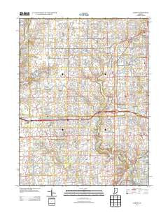 Carmel Indiana Historical topographic map, 1:24000 scale, 7.5 X 7.5 Minute, Year 2013