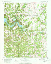 Cataract Indiana Historical topographic map, 1:24000 scale, 7.5 X 7.5 Minute, Year 1956