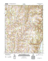 Charlestown Indiana Historical topographic map, 1:24000 scale, 7.5 X 7.5 Minute, Year 2013