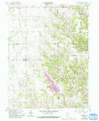 Clarksburg Indiana Historical topographic map, 1:24000 scale, 7.5 X 7.5 Minute, Year 1958