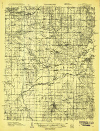 Clay City Indiana Historical topographic map, 1:48000 scale, 15 X 15 Minute, Year 1908