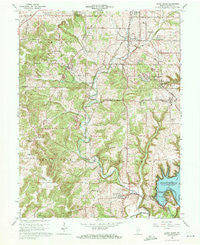 Clear Creek Indiana Historical topographic map, 1:24000 scale, 7.5 X 7.5 Minute, Year 1965
