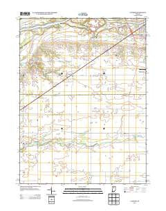 Clymers Indiana Historical topographic map, 1:24000 scale, 7.5 X 7.5 Minute, Year 2013