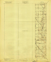 College Corner Ohio Historical topographic map, 1:62500 scale, 15 X 15 Minute, Year 1918