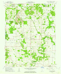 De Gonia Springs Indiana Historical topographic map, 1:24000 scale, 7.5 X 7.5 Minute, Year 1960