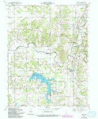 Deputy Indiana Historical topographic map, 1:24000 scale, 7.5 X 7.5 Minute, Year 1968
