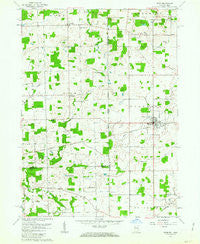 Edon Ohio Historical topographic map, 1:24000 scale, 7.5 X 7.5 Minute, Year 1961