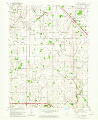 Fayette Indiana Historical topographic map, 1:24000 scale, 7.5 X 7.5 Minute, Year 1963