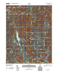 Folsomville Indiana Historical topographic map, 1:24000 scale, 7.5 X 7.5 Minute, Year 2010