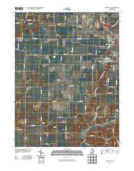 Forest Hill Indiana Historical topographic map, 1:24000 scale, 7.5 X 7.5 Minute, Year 2010